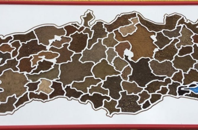 81 İLDEN GELEN TOPRAKLA OLUŞTURULDU