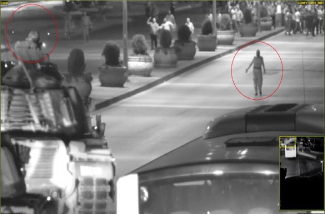 DARBECİNİN VATANDAŞA ATEŞ ETTİĞİ ANLAR KAMERADA