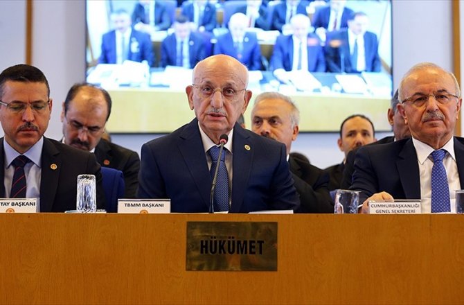 TBMM BAŞKANI KAHRAMAN: BİZLER CAMİ YIKMAYIZ, CAMİ YAPARIZ