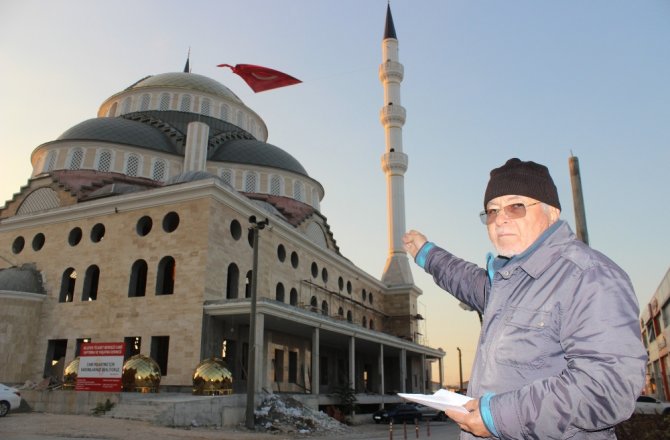 ’SATILIK CAMİ’NİN TABELASI İNDİ