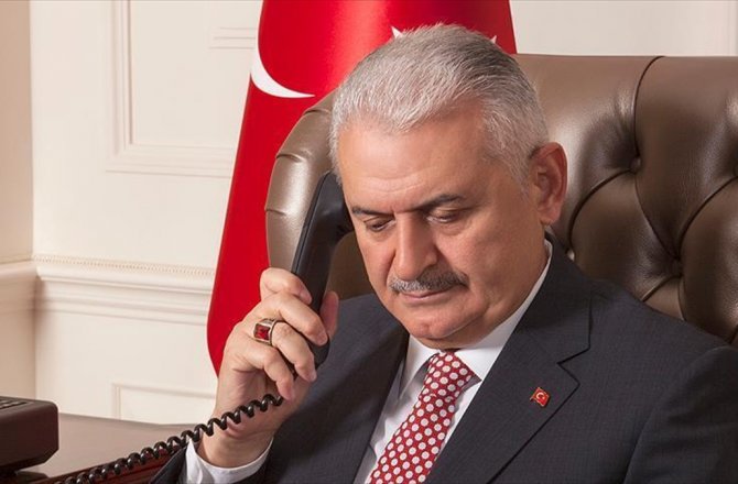 BAŞBAKAN YILDIRIM İLE İSPANYA BAŞBAKANI RAJOY GÖRÜŞTÜ