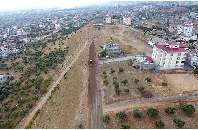 DULKADİROĞLU’NDAN YEŞİLTEPE MAHALLESİNE ÖZEL YOL ÇALIŞMASI