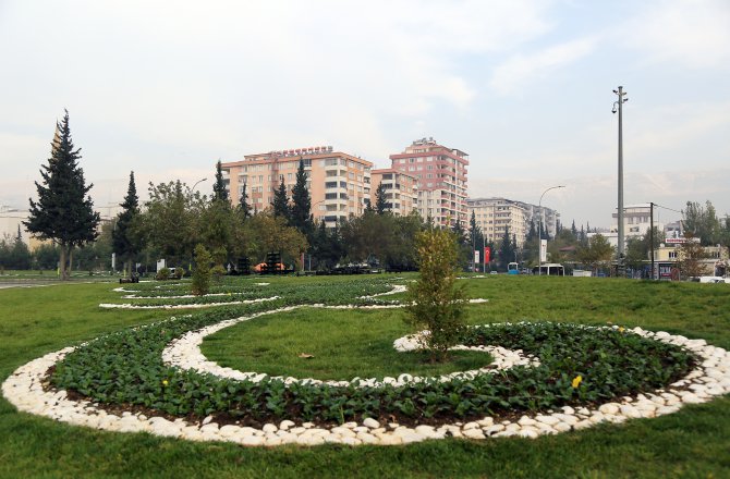 BÜYÜKŞEHİR KIŞLIK ÇİÇEK DİKİMİNE BAŞLADI