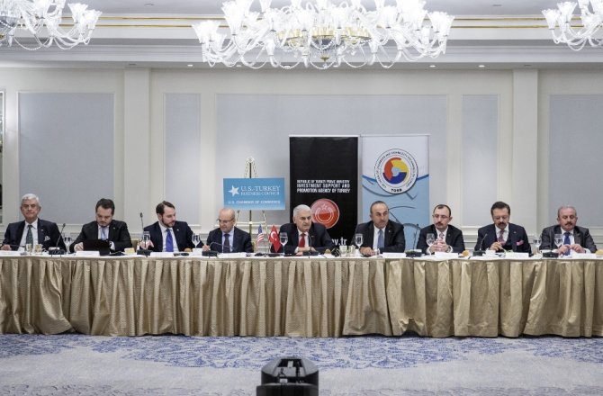 YILDIRIM, NEW YORK’TA İŞ ADAMLARI VE YATIRIMCILARLA GÖRÜŞTÜ