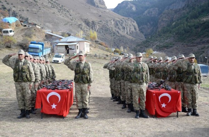 GÜVENLİK KORUCULARI YEMİN EDEREK GÖREVE BAŞLADI