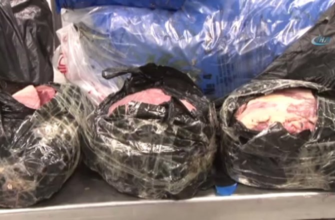 ATATÜRK HAVALİMANI’NDA KAÇAK ET OPERASYONU