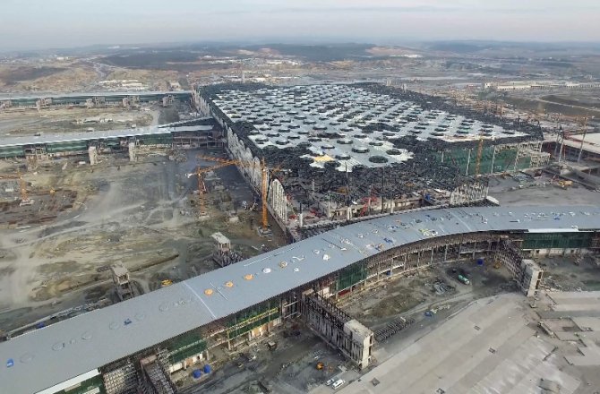 3. HAVALİMANI ANA TERMİNAL BİNASI BÜYÜK ORANDA TAMAM