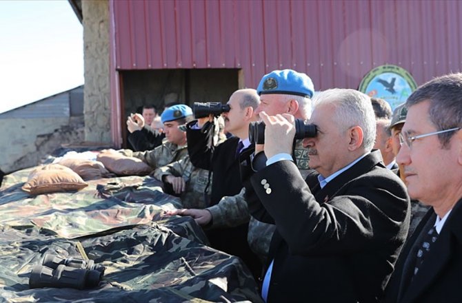 BAŞBAKAN YILDIRIM, NAMAZDAĞI ÜS BÖLGESİ'Nİ ZİYARET ETTİ