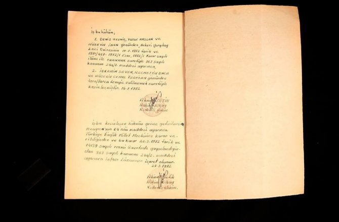 DENİZ GEZMİŞ’İN İDAM HÜKMÜ AÇIK ARTTIRMADA