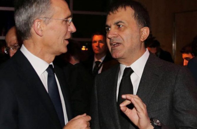 BAKAN ÇELİK, STOLTENBERG İLE BİRARAYA GELDİ