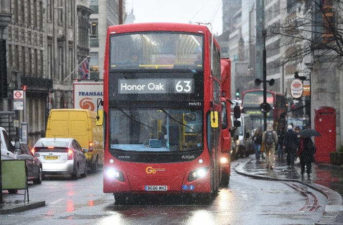LONDRA’DA OTOBÜSLERE KAHVELİ BİYOYAKIT