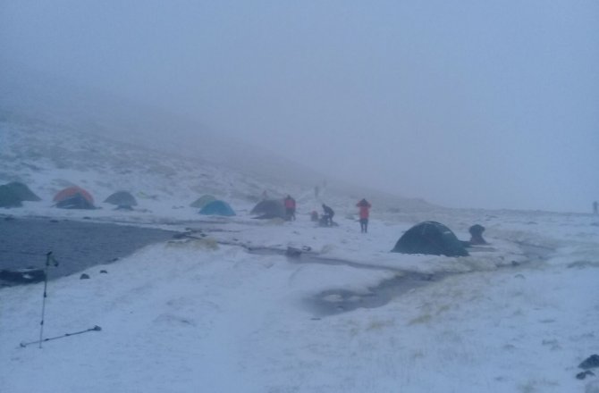 ULUDAĞ’DA KAR BAŞLADI
