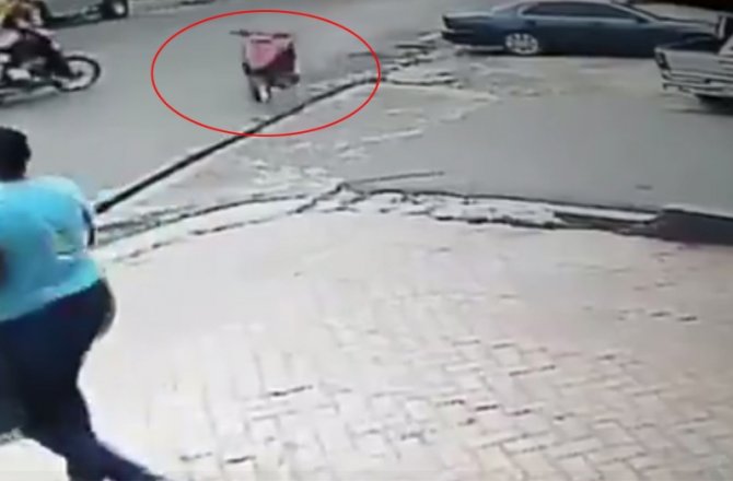 SÜRÜCÜSÜZ MOTOSİKLET AZ DAHA ÖLDÜRÜYORDU