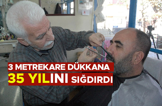 3 METREKARE DÜKKANA 35 YILINI SIĞDIRDI