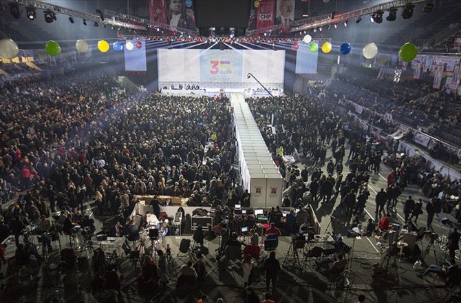 CHP'NİN 36. OLAĞAN KURULTAYI 3-4 ŞUBAT'TA YAPILACAK