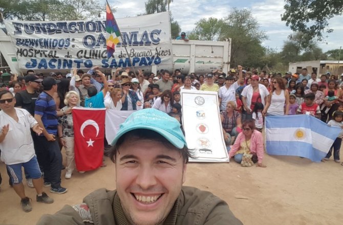 TÜRK AKTÖR ARJANTİN’İN ‘İYİLİK MELEĞİ’ OLDU