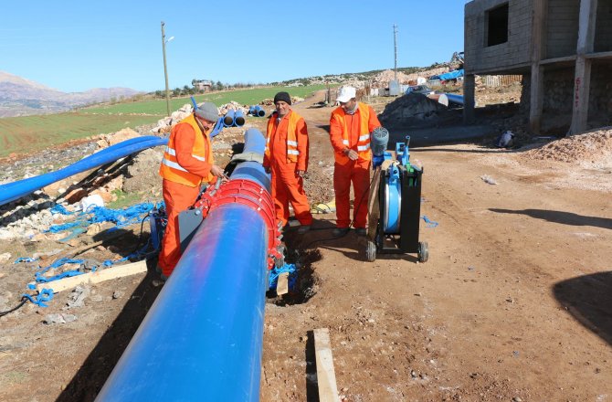 PAZARCIKTA 70 YILLIK SU ŞEBEKESİ YENİLEME ÇALIŞMALARI BAŞLADI