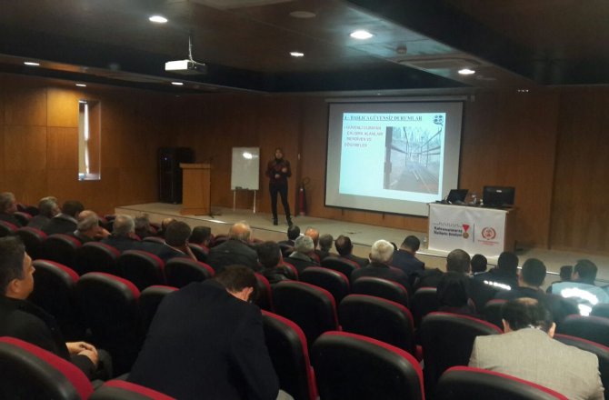 İŞ GÜVENLİĞİ EĞİTİMLERİ DEVAM EDİYOR