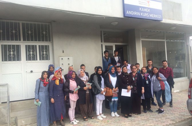 ANDIRIN’DA KAMEK KURSLARI DEVAM EDİYOR