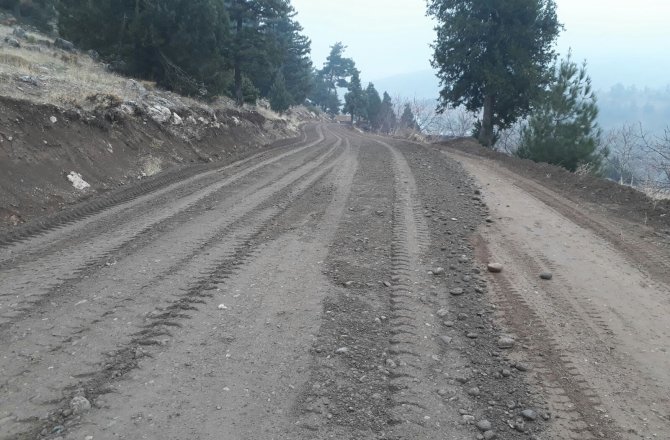 EMİRUŞAĞI YOLUNDA STABİLİZE ÇALIŞMASI