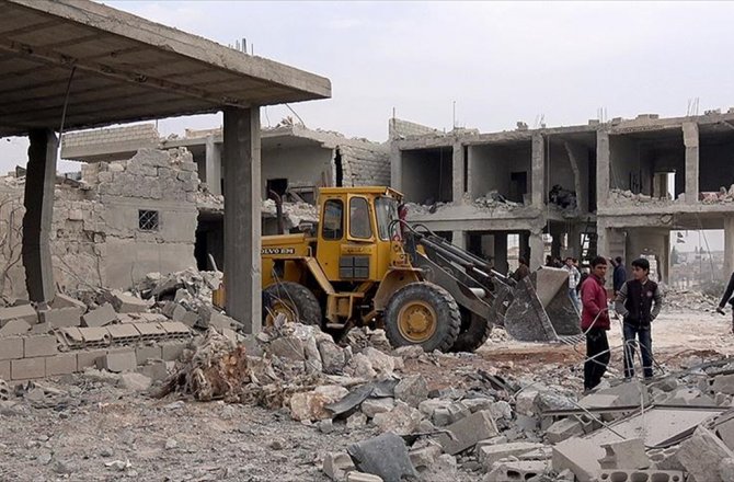 İDLİB'E HAVA SALDIRISI: 17 ÖLÜ