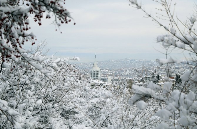 YURTTAN KAR KIŞ MANZARALARI