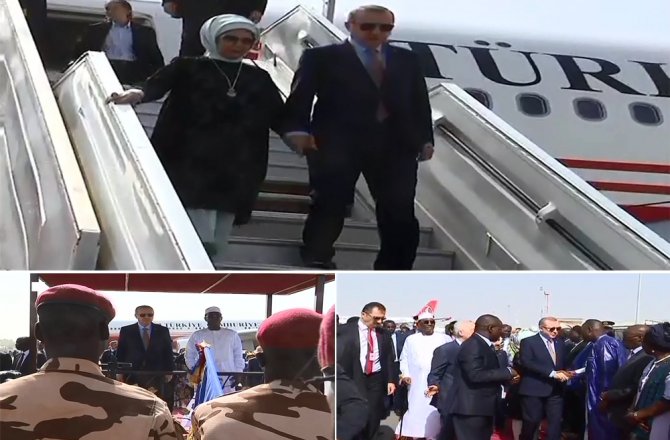 CUMHURBAŞKANI ERDOĞAN ÇAD’DA