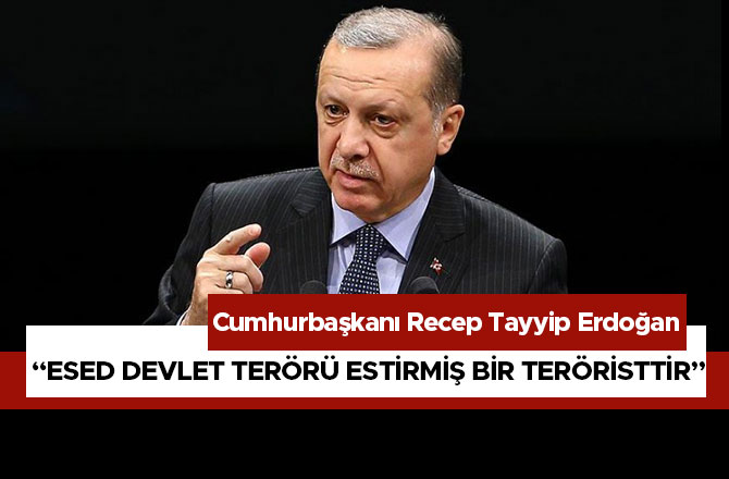 “ESED DEVLET TERÖRÜ ESTİRMİŞ BİR TERÖRİSTTİR”