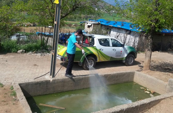 BÜYÜKŞEHİR 23 BİN HEKTAR ALANI İLAÇLADI