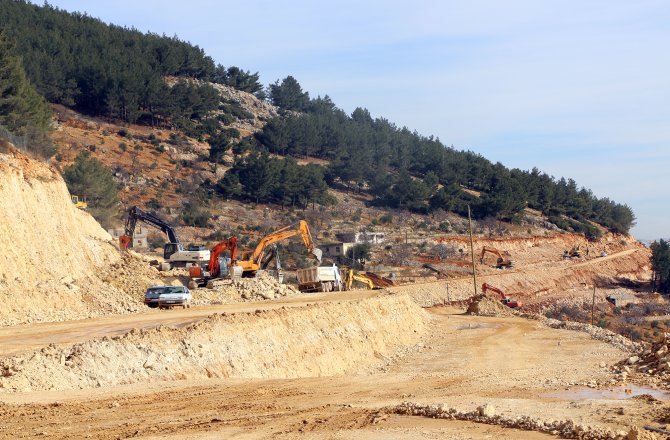 KUZEY ÇEVRE YOLU'NDA ÇALIŞMALAR DEVAM EDİYOR