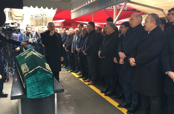 BAŞBAKAN YILDIRIM DAYISININ OĞLUNU SON YOLCULUĞUNA UĞURLADI