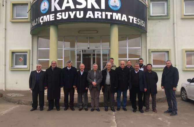 MUHTARLARDAN AYVALI ARITMA TESİSİNE GEZİ