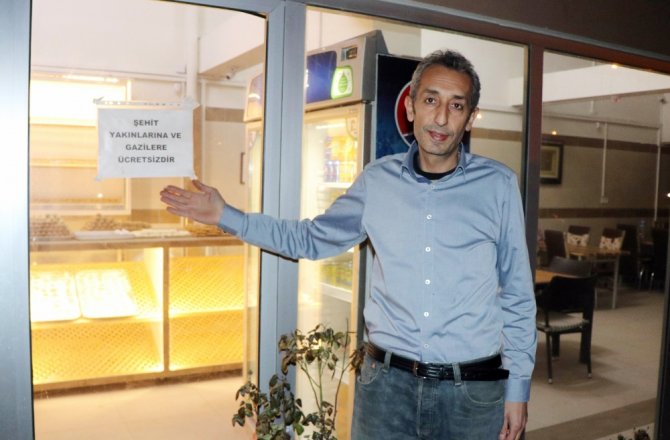 BU FIRINDA ŞEHİT YAKINLARI VE GAZİLERE EKMEK ÜCRETSİZ