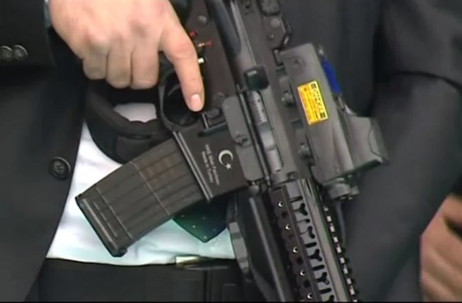 İLK YERLİ TÜFEK BAŞBAKANLIK KORUMA DAİRESİNCE KULLANILMAYA BAŞLANDI