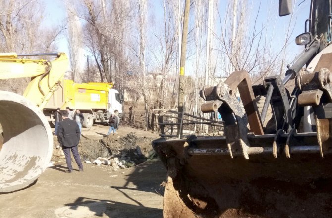 BÜYÜKŞEHİR’DEN YOL YAPIM ÇALIŞMASI