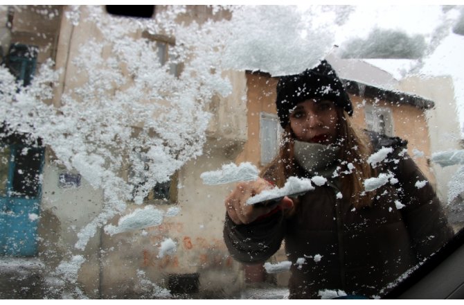 Doğu’dan kar manzaraları