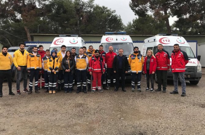 Suriye sınırına tıbbi müdahale personeli takviyesi