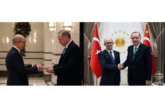 Birleşik Krallık Büyükelçisini kabul etti