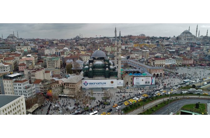Yeni Camii restorasyonunun yüzde 50’si tamamlandı