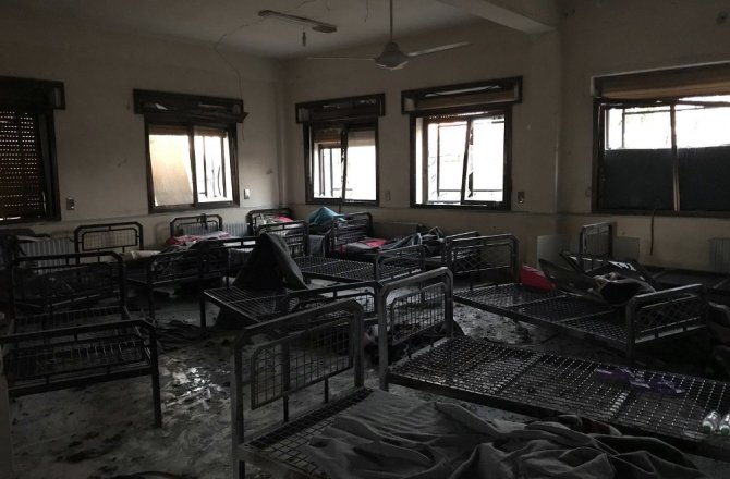 Teröristlerin vurulduğu hastanedeki siviller Türkiye’ye getirildi