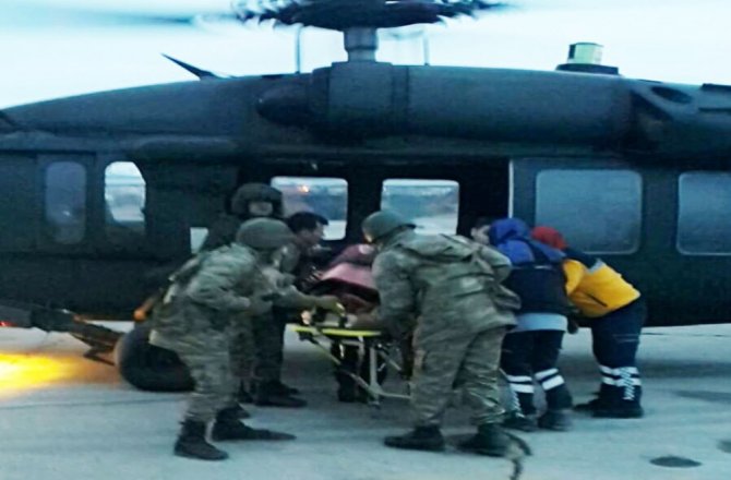 Hamile kadın için seferber oldular