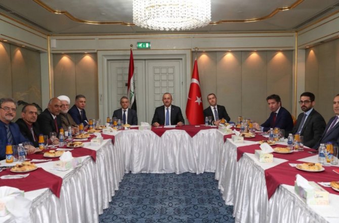 Çavuşoğlu, Türkmen Eşgüdüm Kurulu’nu kabul etti