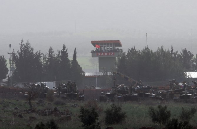 Sakız Karakolu’nda top sesleri duyuldu