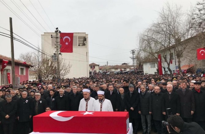 Çankırı şehidini uğurladı