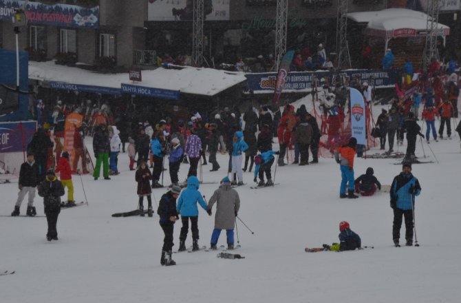 Uludağ’da sömestir yoğunluğu yaşanıyor