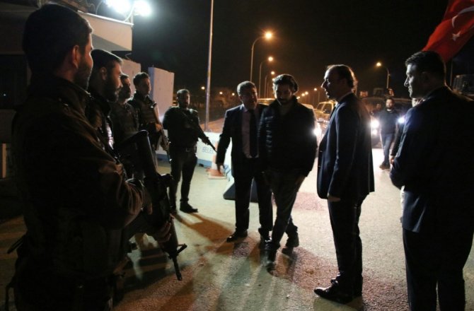 Vali Ceylanpınar’da güvenlik önlemlerini inceledi