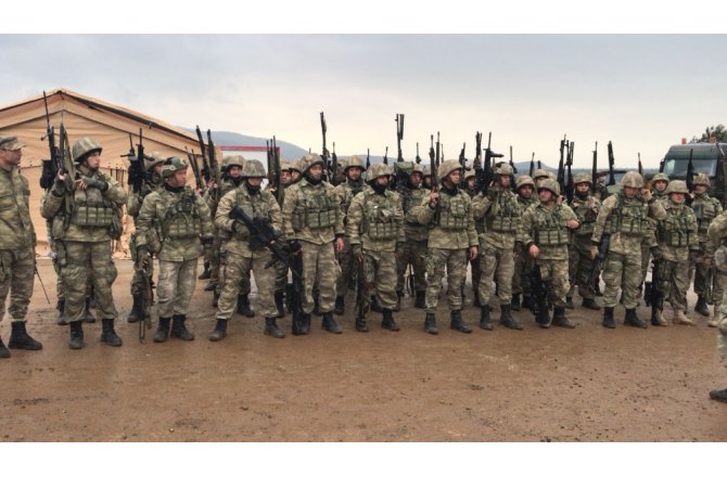 Komandoların Afrin hazırlığı