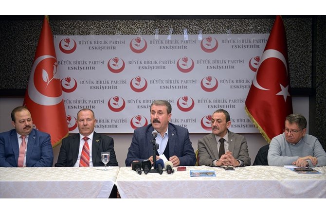 BBP Genel Başkanı Destici'den Afrin harekatına destek