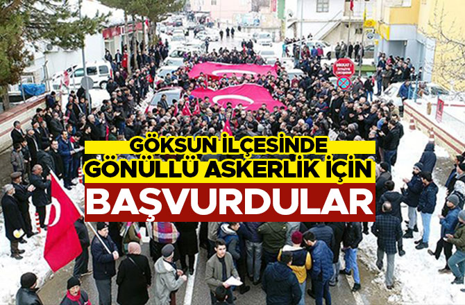 GÖNÜLLÜ ASKERLİK İÇİN BAŞVURDULAR