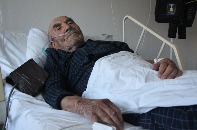 ALİ DEDE HASTANEYE KALDIRILDI